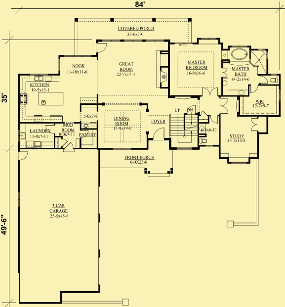 Main Level Floor Plans For Contemporary Yet Classic
