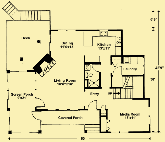 Main Level Floor Plans For Cottage Club