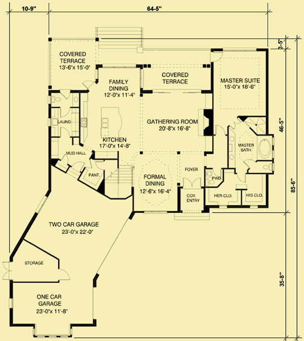 Family Housing With Rural Half -Close DWG Section for AutoCAD • Designs CAD