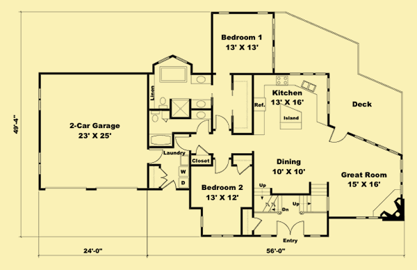 Main Level Floor Plans For Dune's Light