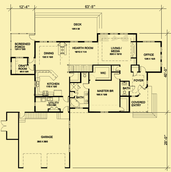 Main Level Floor Plans For Energy Efficiency With Style