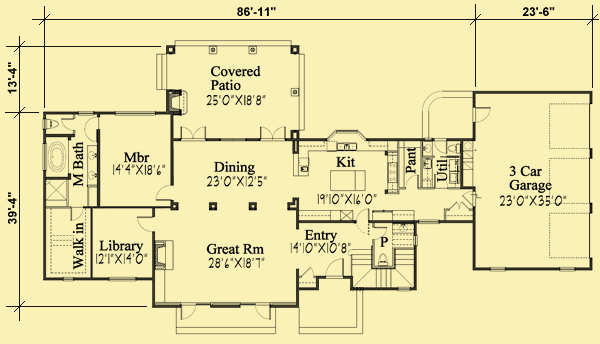Main Level Floor Plans For French Country Living