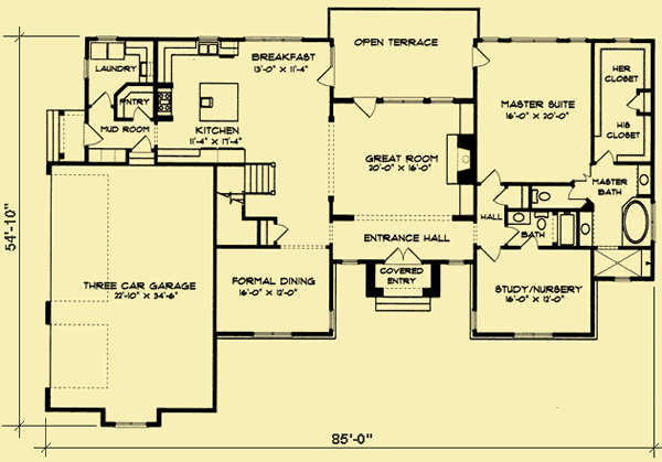 french mansion floor plans