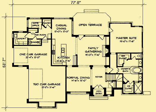 Main Level Floor Plans For Gables Galore