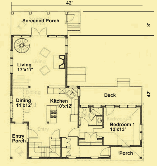 Main Level Floor Plans For Getting on the Land
