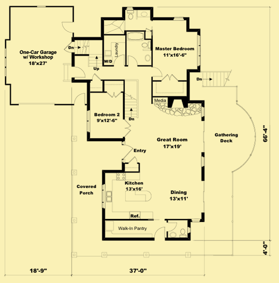 Main Level Floor Plans For Hopkins Forest