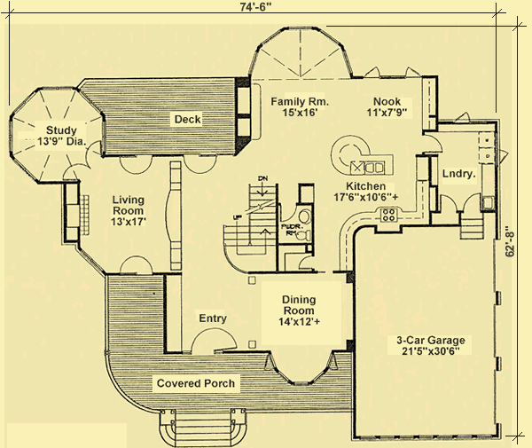 Main Level Floor Plans For Lake Manor