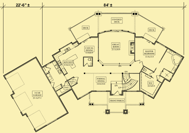 Main Level Floor Plans For Luxury Living 4