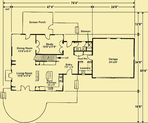 Main Level Floor Plans For Maple Forest 2