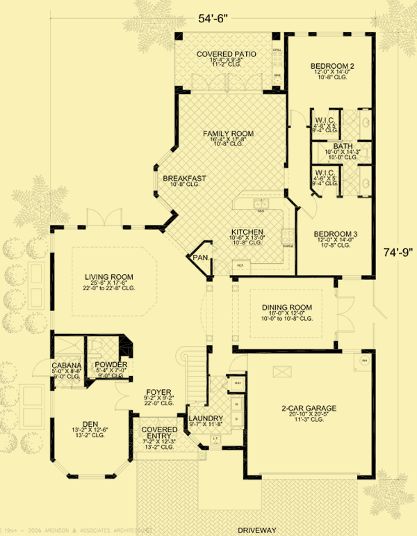 Main Level Floor Plans For Mediterranean Delight