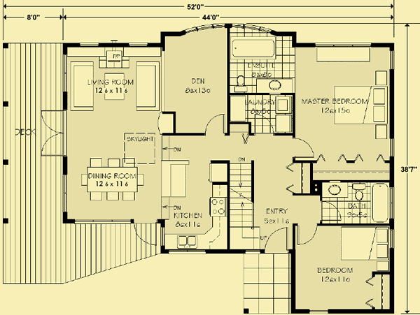 Main Level Floor Plans For Monashee