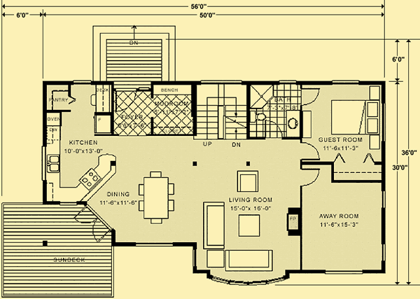 Main Level Floor Plans For Nasookin
