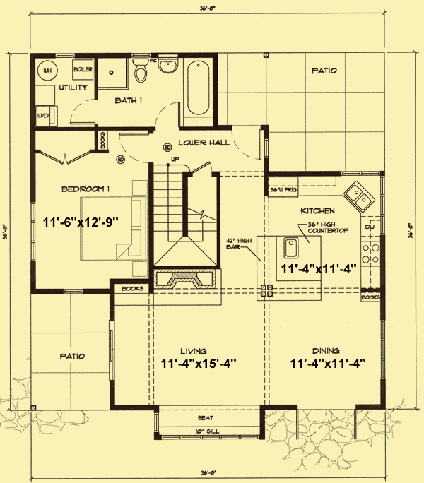 Main Level Floor Plans For Orchard House