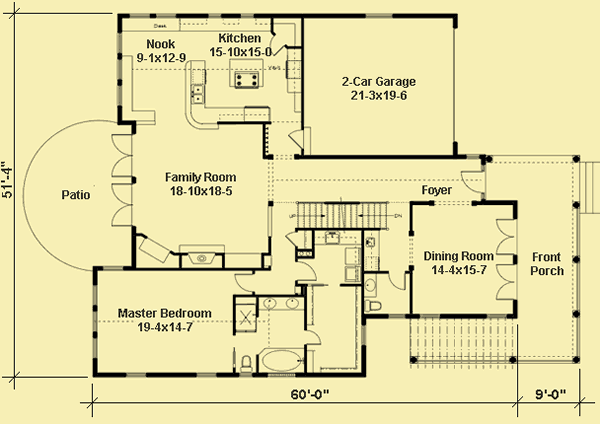 Main Level Floor Plans For Parkside