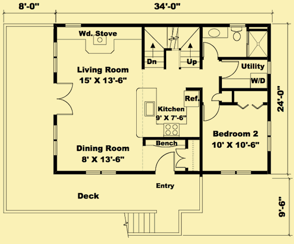 Main Level Floor Plans For Quiet Haven