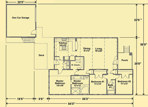 Main Level Floor Plans For Radius Roof House
