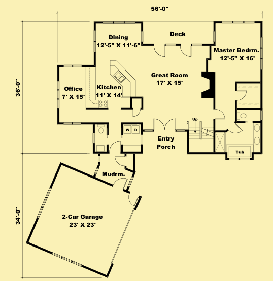 Main Level Floor Plans For Red Mountain Lodge