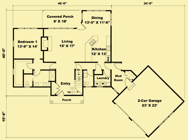 Main Level Floor Plans For Sleeping Bear Cape