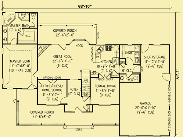 southern farmhouse floor plans