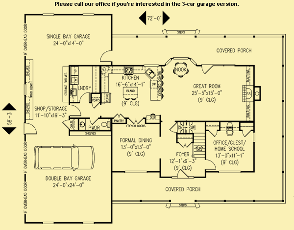 Main Level Floor Plans For Southern Exposure 2