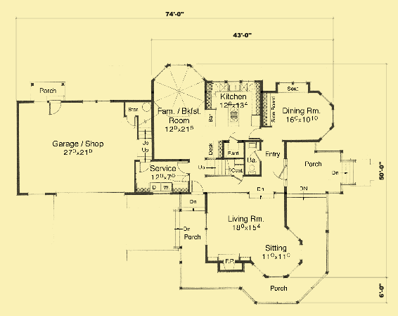 Main Level Floor Plans For Spellman Victorian
