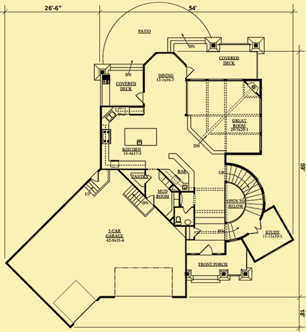Main Level Floor Plans For Summit Views 3