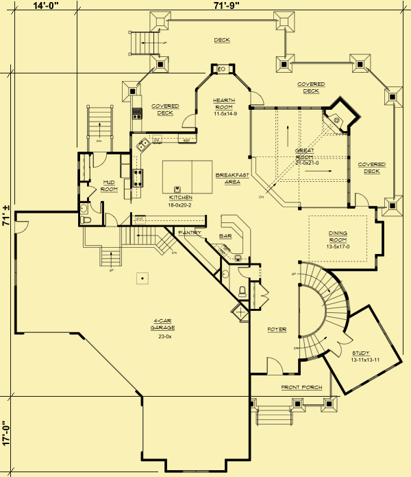 Main Level Floor Plans For Summit Views
