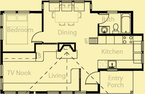 Main Level Floor Plans For The Cabin