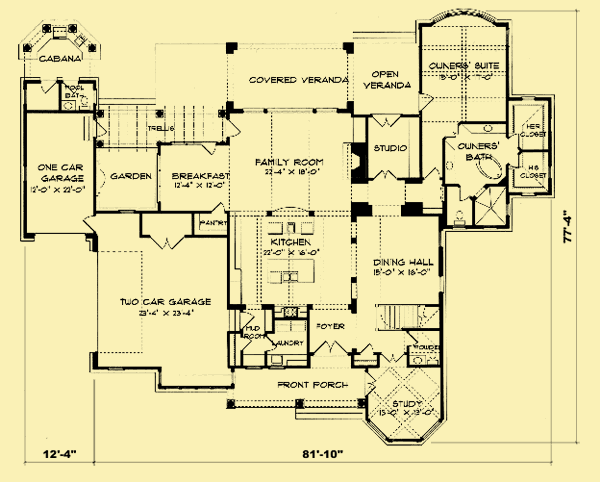 Main Level Floor Plans For The Cape