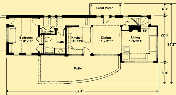 Main Level Floor Plans For Timbered Lake Retreat