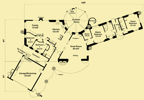 Main Level Floor Plans For Tucson