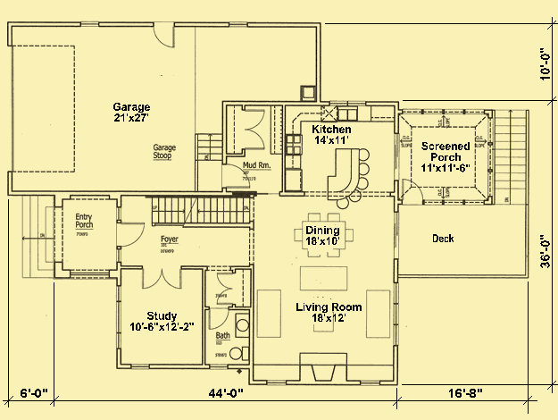 Main Level Floor Plans For Urban Eclectic