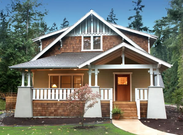 Classic Bungalow  Plans  For a 3 Bedroom Craftsman  Style  Home 