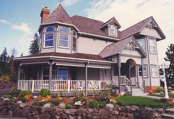 Victorian House Plans - 2 Story Home With Wrap Around Porch