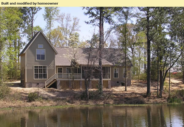 Lake House Plans For A Small Rustic Lakeview Vacation Home