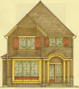 Small Cottage Plans - 3 Bedrooms, Fits on a Very Narrow Lot