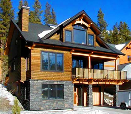 Hillside House Plans For a Rustic 3 Bedroom Mountain Home