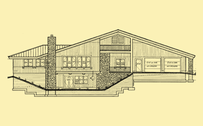 1 Story House Plans For A 3 Bedroom Home With A Frame Roof