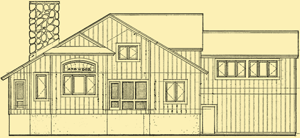 Rear Elevation For Betsie River