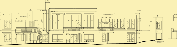 Rear Elevation For Contemporary Luxury