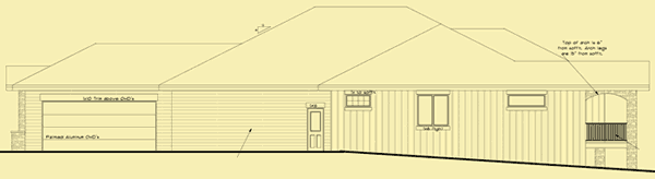 Rear Elevation For Deck Views