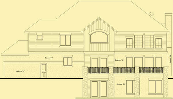 Rear Elevation For Elk River