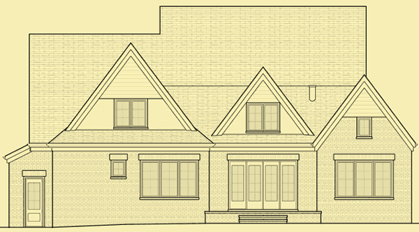 Rear Elevation For English Country