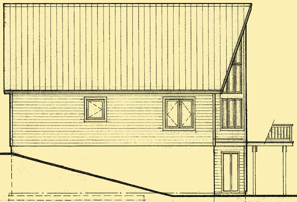 Rear Elevation For Glover's Lake