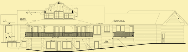 Rear Elevation For Great Room Views
