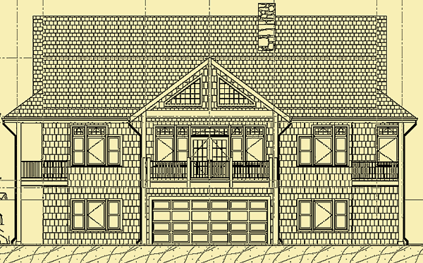 Rear Elevation For Leavenworth