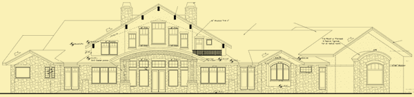 Rear Elevation For Luxury Living 2