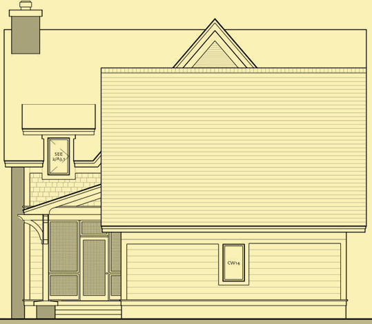 Rear Elevation For Maple Forest 3