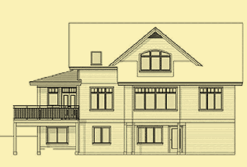 Rear Elevation For Nasookin