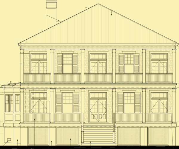 Rear Elevation For Porches Galore